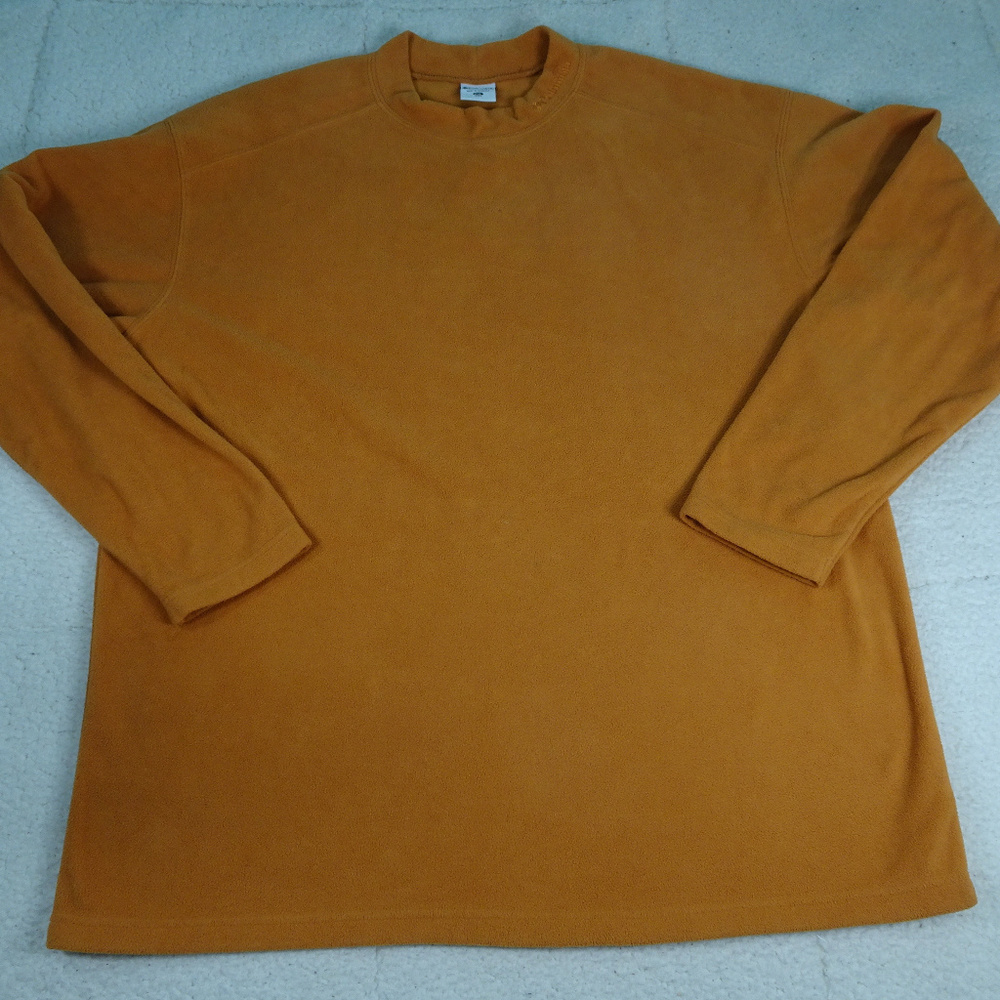 Columbia Rust/Tan Fleece Pullover XXL